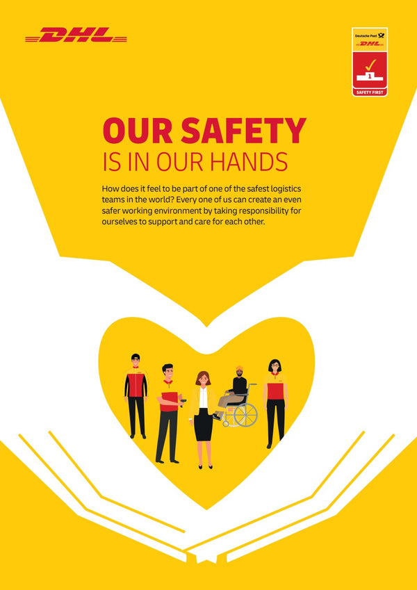 Our Safety is In Our Hands Full Set of 7 Foamboard Posters - 12" x 17"