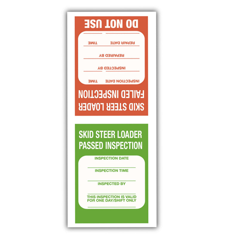 Skid Steer Loader Inspection Books