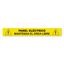 Electrical Panel Keep Area Clear - Threshold Anti-Slip Floor Sticker - 4'' x 30''