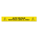 High Voltage keep Area Clear - Threshold Anti-Slip Floor Sticker - 4'' x 30''