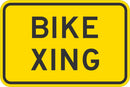 Bike Xing Traffic Sign T1-1551-DG_18x12