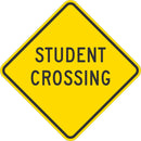 Student Crossing Traffic Sign T1-1614-DG_12x12