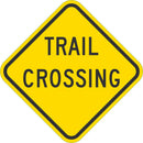 Trail Crossing Traffic Sign T1-1616-DG_12x12