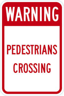 Pedestrian Crossing Traffic Sign T1-1629-DG_12x18