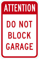 No Parking Sign T1-1632-DG_12x18