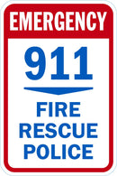 Emergency Vehicle Parking Sign T1-1772-DG_12x18