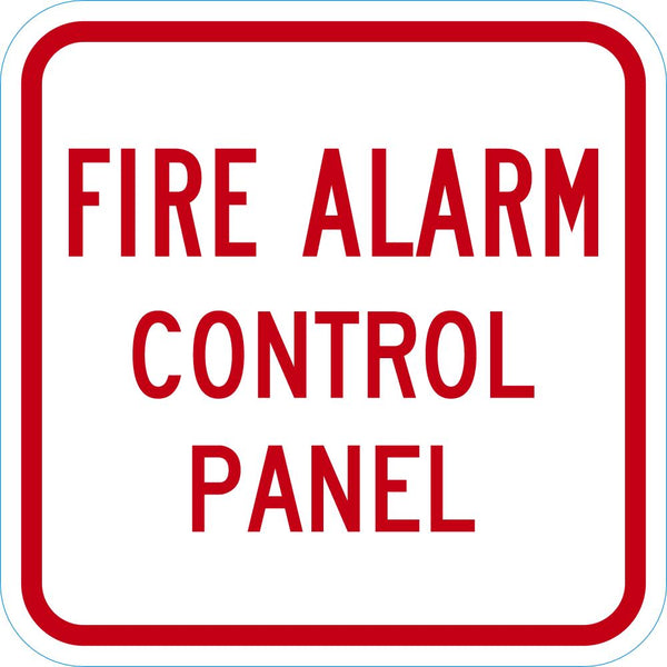 Fire Alarm Control Panel Sign T1-1816-DG_12x12