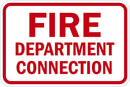 Fire Department Connection Sign T1-1818-DG_18x12