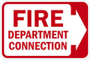 Fire Department Connection Sign T1-1819-DG_18x12