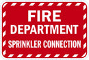 Fire Department Connection Sign T1-1821-DG_18x12