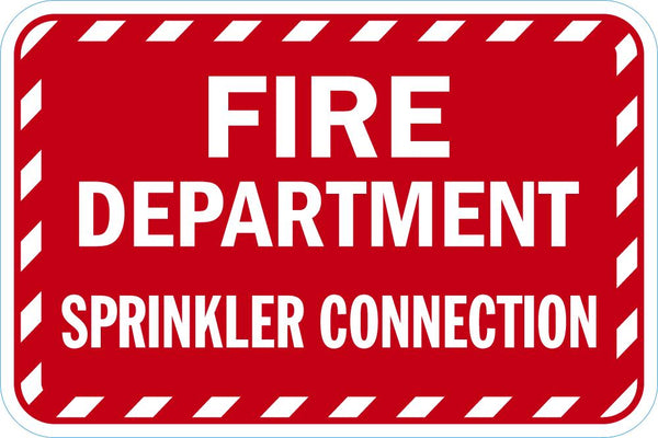 Fire Department Connection Sign T1-1821-DG_18x12