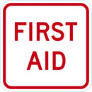 First Aid Sign T1-1851-DG_12x12