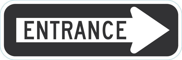 Enter Sign For Parking Lots T1-1858-DG_18x6