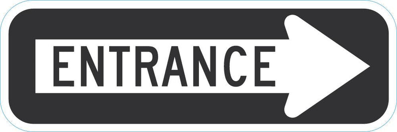 Enter Sign For Parking Lots T1-1858-DG_18x6