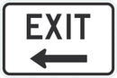 Exit Sign For Parking Lots T1-1861-DG_18x12