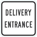 Delivery Entrance Sign For Parking Lots T1-1870-DG_12x12