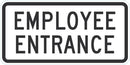 Employee Entrance Sign T1-1883-DG_24x12