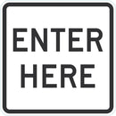 Enter Sign For Parking Lots T1-1890-EG_18x18