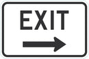 Exit Sign For Parking Lots T1-1903-DG_18x12