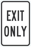 Exit Only Parking Sign T1-1909-DG_12x18