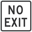 No Exit Sign For Parking Lots T1-1915-DG_12x12