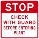 Stop Restriction Sign T1-1932-DG_18x18