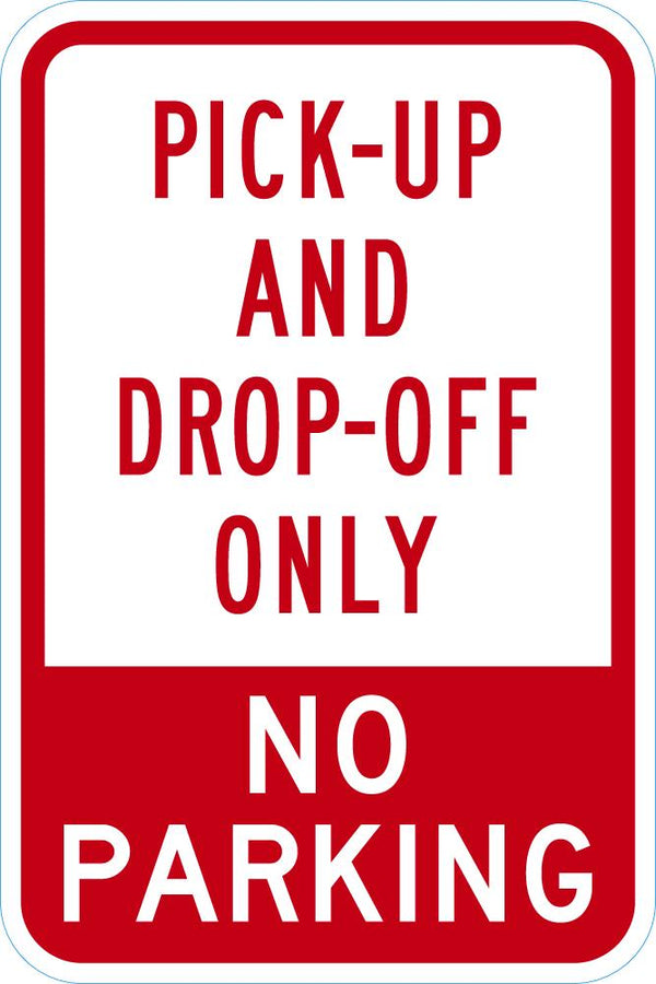 No Parking Sign T1-3077-DG_12x18