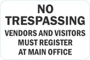 No Trespassing Sign T1-3138-EG_18x12