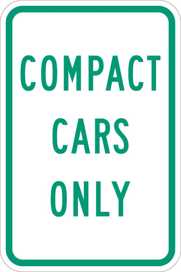 Compact Car Parking Sign