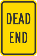 Dead End Traffic Sign T1-5322-DG_12x18