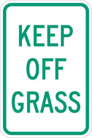 Keep Off Grass Sign T1-5484-DG_12x18