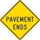 Pavement Ends Traffic Sign T1-5795-DG_24x24
