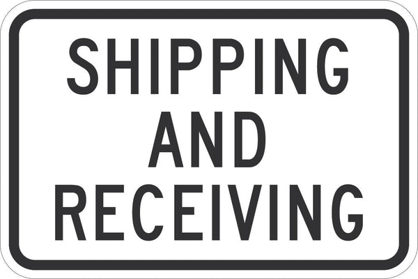 Shipping And Receiving Sign T1-5949-DG_24x18