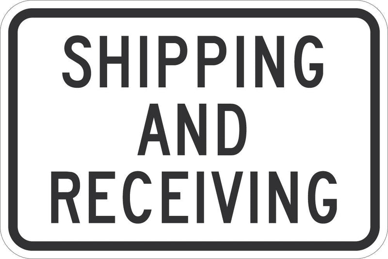 Shipping And Receiving Sign T1-5949-DG_24x18