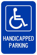 Handicap Parking Sign T1-6206-EG_12x18