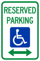 Reserved Parking Sign T1-6207-EG_12x18