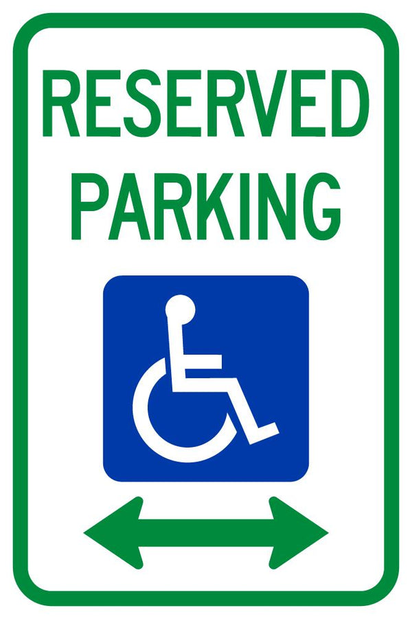 Reserved Parking Sign