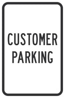 Customer Parking Sign T1-6210-EG_12x18