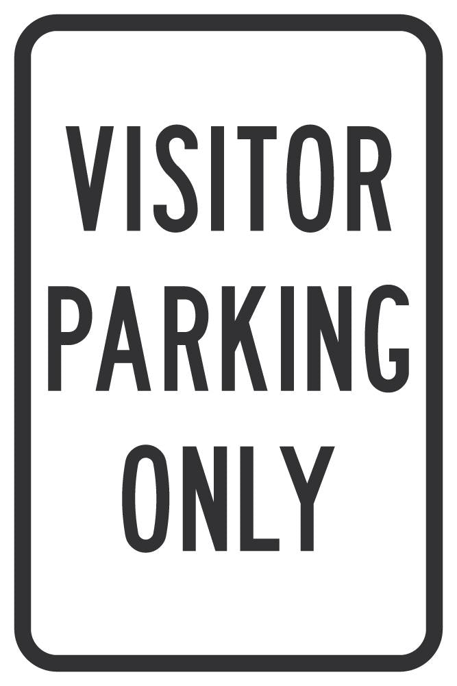 Visitor Parking Sign T1-6211-EG_12x18