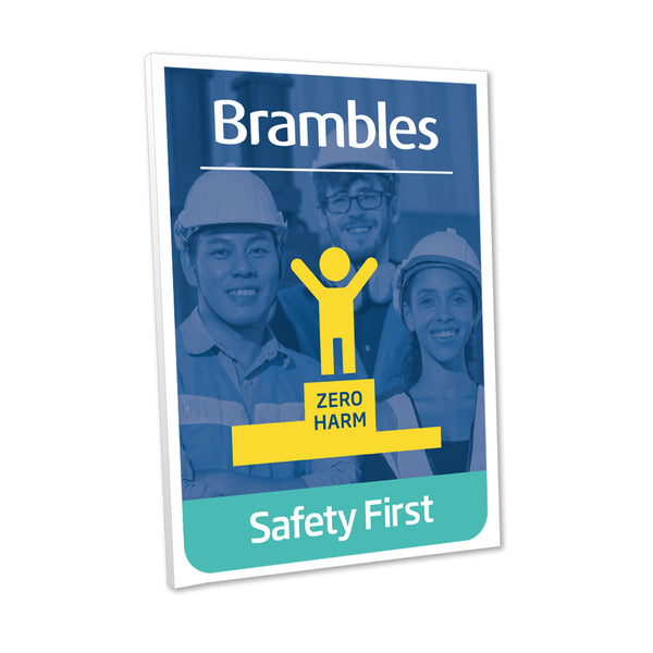 Brambles/CHEP Main Safety First Rules Icon Foamboard Poster