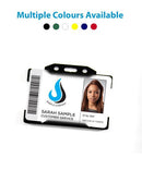 Rigid ID Badge Holder with Open Front: Landscape Orientation (per Pack of 10)