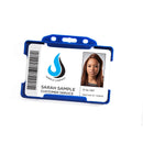 Rigid ID Badge Holder with Open Front: Landscape Orientation (per Pack of 10)