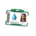 Rigid ID Badge Holder with Open Front: Landscape Orientation (per Pack of 10)