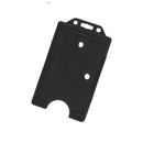 Rigid ID Badge Holder with Open Front: Portrait Orientation (Pack of 10)