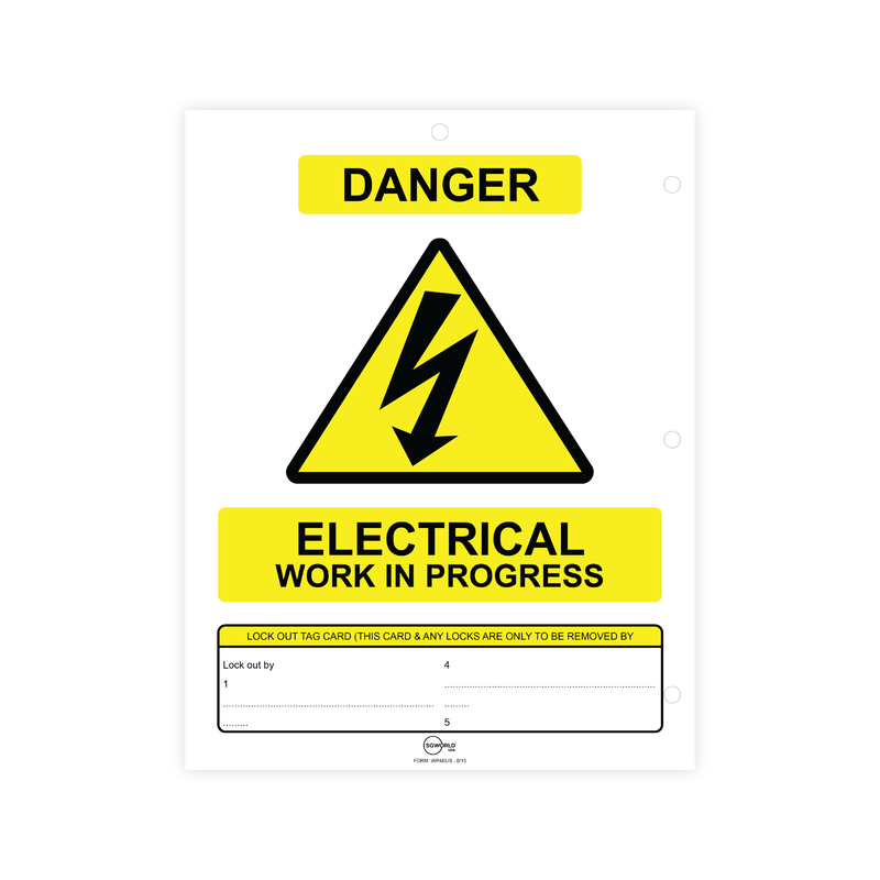 Electrical Hazard Work Permit