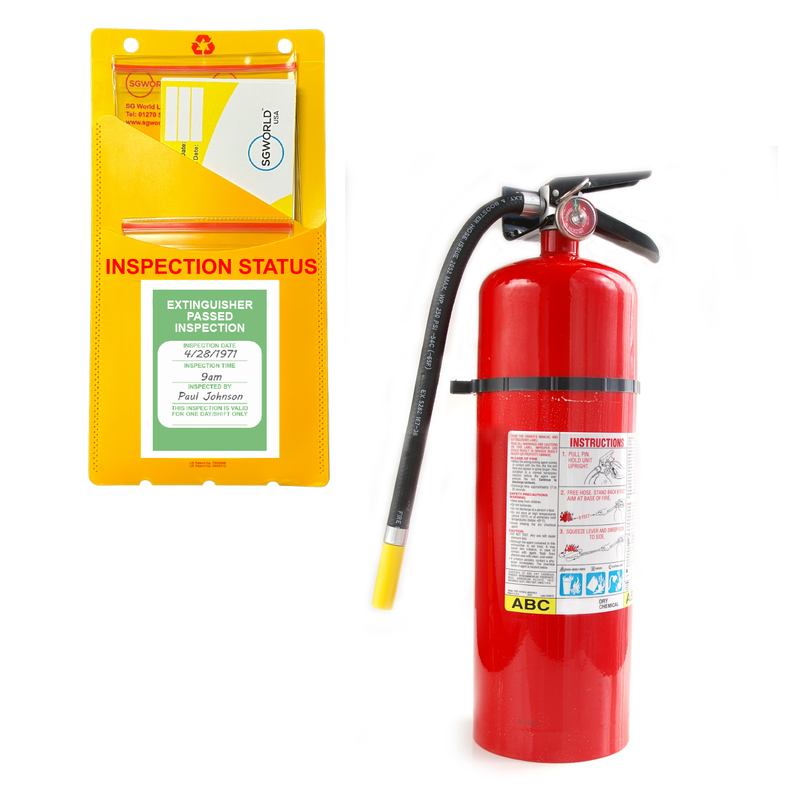 Fire Extinguisher Tag Inspection Checklist Solution Starter Kit