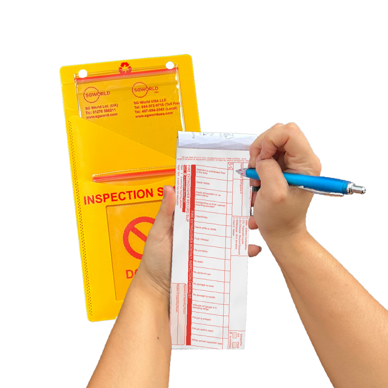Fire Extinguisher Tag Inspection Checklist Solution Starter Kit