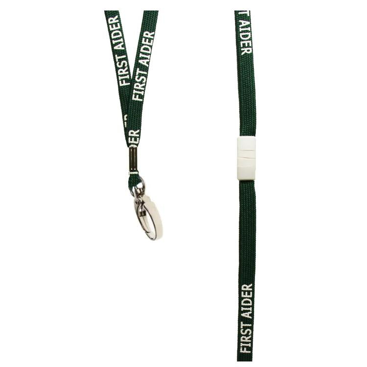 First Aider Pre-Printed Lanyard (per Pack of 10)