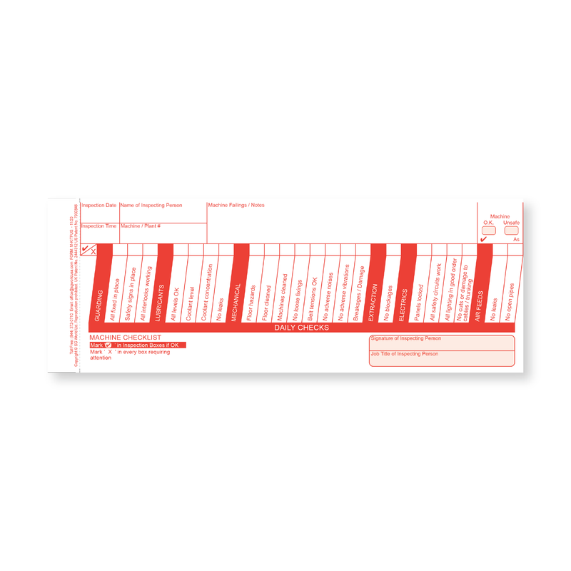 Machine Inspection Checklist Solution Starter Kit