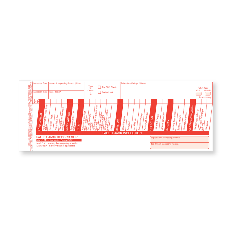 Pallet Jack Inspection Checklist Solution Starter Kit